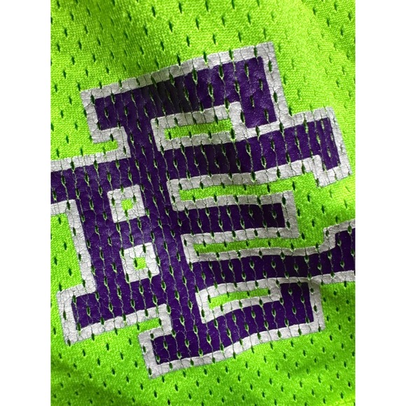 Eric Emanuel EE Elastic Waist Mesh Basic Pull On Short Gecko Mens Size L - Picture 7 of 14